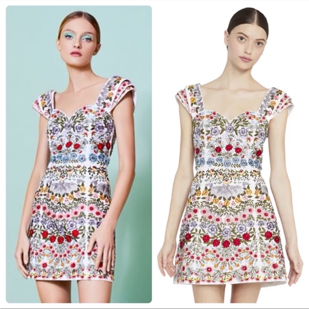 Alice + Olivia Roz Embellished Party Dress